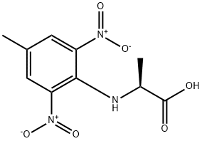 2-(4-METHYL-2,6-DINITROANILINO)PROPANOIC ACID 结构式