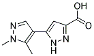 1',5'-DIMETHYL-2 H ,1' H-[3,4']BIPYRAZOLYL-5-CARBOXYLIC ACID 结构式