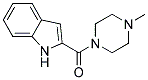 INDOL-2-YL 4-METHYLPIPERAZINYL KETONE 结构式