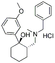 TRANS-(+/-)-2-[(N-BENZYL-N-METHYL)AMINOMETHYL]-1-(3-METHOXYPHENYL)CYCLOHEXANOL, HYDROCHLORIDE 结构式