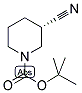 (S)-1-BOC-3-氰基哌啶 结构式