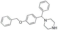 1-[(4-BENZYLOXY-PHENYL)-PHENYL-METHYL]-PIPERAZINE 结构式