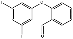 2-(3,5-二氟苯氧基)苯甲醛 结构式