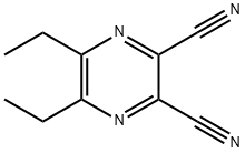 5,6-DIETHYL-2,3-PYRAZINEDICARBONITRILE 结构式
