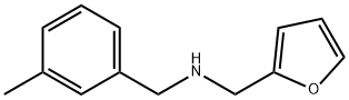 (呋喃-2-基)甲基][(3-甲基苯基)甲基]胺 结构式