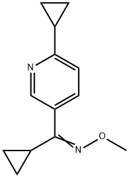 CYCLOPROPYL(6-CYCLOPROPYL-3-PYRIDINYL)METHANONE O-METHYLOXIME 结构式