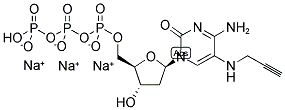 5-Propargylamino-2'-deoxy-cytidine-5'-triphosphate, sodium salt 结构式