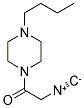 4-N-BUTYL-PIPERAZINO-1-ISOCYANO-ACETAMIDE 结构式