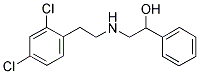 (2,4-DICHLOROPHENETHYL)-(ALPHA-HYDROXYPHENETHYL)AMINE 结构式