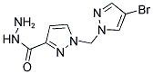 1-(4-BROMO-PYRAZOL-1-YLMETHYL)-1 H-PYRAZOLE-3-CARBOXYLIC ACID HYDRAZIDE 结构式