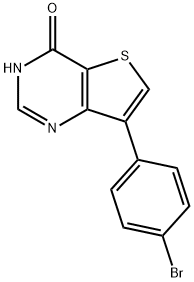7-(4-BROMO-PHENYL)-3H-THIENO[3,2-D]PYRIMIDIN-4-ONE 结构式