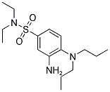 3-AMINO-4-DIPROPYLAMINO-N,N-DIETHYL-BENZENESULFONAMIDE 结构式