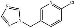 2-氯-5-[(1H-1,2,4-三唑-1-基)甲基]吡啶 结构式