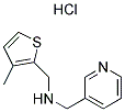 (3-METHYL-THIOPHEN-2-YLMETHYL)-PYRIDIN-3-YLMETHYL-AMINE HYDROCHLORIDE 结构式