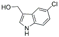 (5-CHLORO-1H-INDOL-3-YL)-METHANOL 结构式