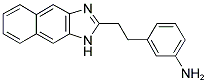 3-[2-(1 H-NAPHTHO[2,3-D ]IMIDAZOL-2-YL)-ETHYL]-PHENYLAMINE 结构式