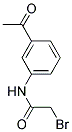 N-(3-ACETYLPHENYL)-2-BROMOACETAMIDE 结构式