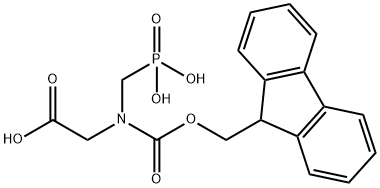 草甘膦-FMOC 结构式