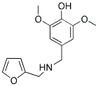 4-([(FURAN-2-YLMETHYL)-AMINO]-METHYL)-2,6-DIMETHOXY-PHENOL 结构式