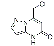 7-(氯甲基)-2-甲基吡唑并[1,5-A]嘧啶-5(4H)-酮 结构式