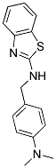 N-(4-(DIMETHYLAMINO)BENZYL)-1,3-BENZOTHIAZOL-2-AMINE 结构式