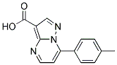 7-P-TOLYL-PYRAZOLO[1,5-A]PYRIMIDINE-3-CARBOXYLIC ACID 结构式