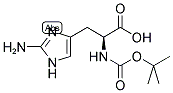 (S)-3-(2-AMINO-1H-IMIDAZOL-4-YL)-2-TERT-BUTOXYCARBONYLAMINO-PROPIONIC ACID 结构式