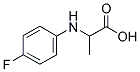 2-(4-FLUORO-PHENYLAMINO)-PROPIONIC ACID 结构式