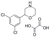 2-(3,5-DICHLOROPHENYL)MORPHOLINE OXALATE 结构式