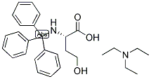 (S)-4-HYDROXY-2-(TRITYLAMINO)BUTYRIC ACID TRIETHYLAMINE SALT 结构式