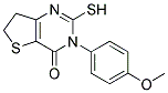 2-MERCAPTO-3-(4-METHOXYPHENYL)-6,7-DIHYDROTHIENO[3,2-D]PYRIMIDIN-4(3H)-ONE 结构式