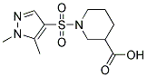 1-(1,5-DIMETHYL-1 H-PYRAZOLE-4-SULFONYL)-PIPERIDINE-3-CARBOXYLIC ACID 结构式