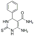 6-AMINO-4-PHENYL-2-THIOXO-1,2,3,4-TETRAHYDRO-PYRIMIDINE-5-CARBOXYLIC ACID AMIDE 结构式