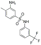 3-AMINO-4-METHYL-N-[3-(TRIFLUOROMETHYL)PHENYL]BENZENESULFONAMIDE 结构式