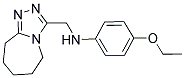 (4-Ethoxy-phenyl)-(6,7,8,9-tetrahydro-5H-[1,2,4]triazolo[4,3-a]azepin-3-ylmethyl)-amine 结构式