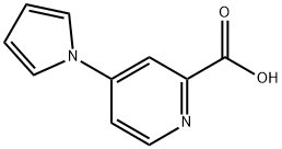 4-(1H-PYRROL-1-YL)PYRIDINE-2-CARBOXYLIC ACID 结构式