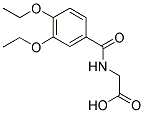 (3,4-DIETHOXY-BENZOYLAMINO)-ACETIC ACID 结构式