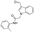 2-(3-FORMYL-INDOL-1-YL)-N-O-TOLYL-ACETAMIDE 结构式