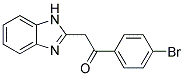 2-(1H-BENZOIMIDAZOL-2-YL)-1-(4-BROMO-PHENYL)-ETHANONE 结构式