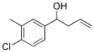 4-(4-CHLORO-3-METHYLPHENYL)-1-BUTEN-4-OL 结构式