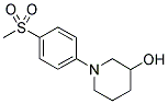 1-[4-(METHYLSULFONYL)PHENYL]PIPERIDIN-3-OL 结构式