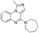 4-Azepan-1-yl-1-methylimidazo[1,5-a]quinoxaline 结构式