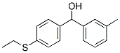 (4-(乙硫基)苯基)(间甲苯基)甲醇 结构式