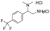 [2-AMINO-1-[4-(TRIFLUOROMETHYL)PHENYL]ETHYL]DIMETHYLAMINE 2HCL 结构式