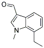 7-ETHYL-1-METHYL-1H-INDOLE-3-CARBALDEHYDE 结构式