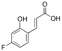 3-(4-FLUORO-2-HYDROXY-PHENYL)-ACRYLIC ACID 结构式