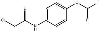 2-氯-N-[4-(二氟甲氧基)苯基]乙酰胺 结构式