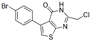 5-(4-BROMOPHENYL)-2-(CHLOROMETHYL)THIENO[2,3-D]PYRIMIDIN-4(3H)-ONE 结构式