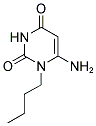 6-AMINO-1-BUTYL-1H-PYRIMIDINE-2,4-DIONE 结构式