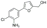 [5-(3-AMINO-4-CHLORO-PHENYL)-FURAN-2-YL]-METHANOL 结构式